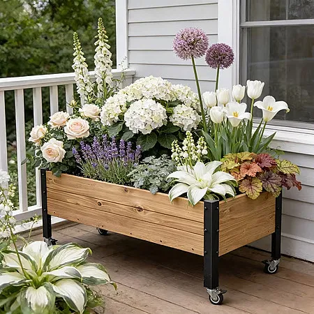 Wooden Raised Garden Bed for $49.99