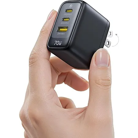Prime: 3-Port 70W Baseus Enerfill USB-C Charger for $19.99