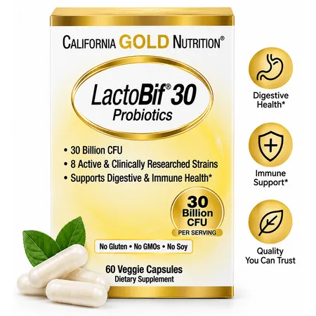 50% Off California Gold Nutrition LactoBif Probiotics!