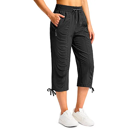 Womenβs Quick-Dry Cargo Capri Pants for $17.93!