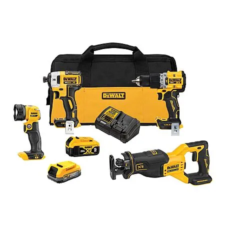 DEWALT 20V MAX XR 4-Tool Combo Kit for $399