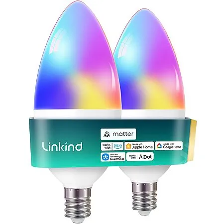 Linkind Matter E12 Smart LED Bulbs for $10