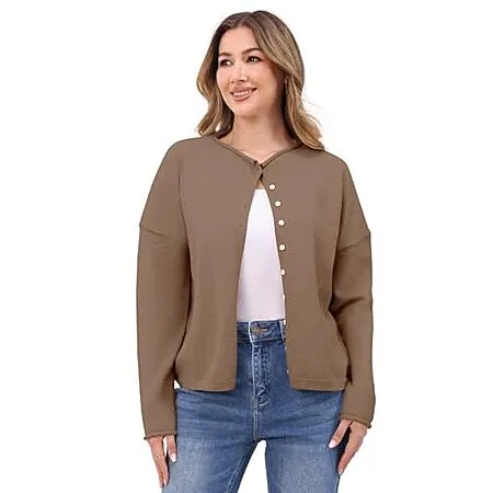 Lightweight Knit Cardigan Sweater for $9.99