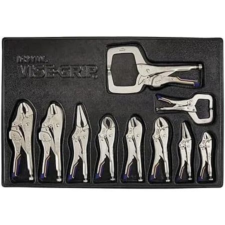 10-Piece IRWIN VISE-GRIP Locking Pliers Kit for $109.99