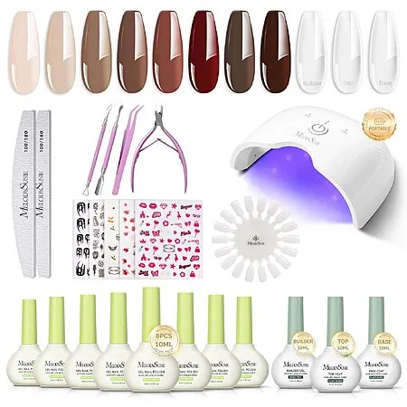 MelodySusie Gel Nail Kit for $8