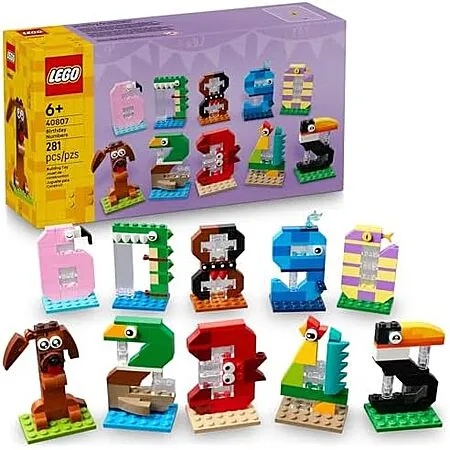 $15.99 for LEGO Seasonal Birthday Number Set