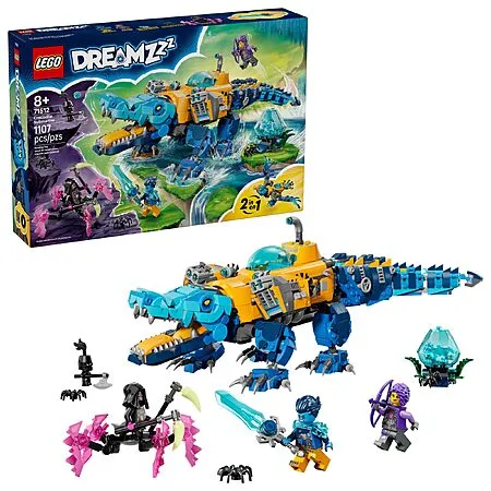 1107-Piece LEGO Dreamzzz Crocodile Submarine for $48.99