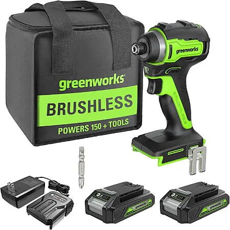 Greenworks 24V Impact Driver Kit for $38.99