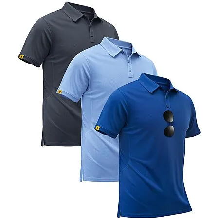 Men’s Moisture-Wicking Polo Shirts for $16.99