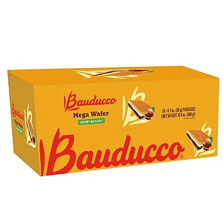 24-Pack Bauducco Hazelnut Cream Wafers for $3.44