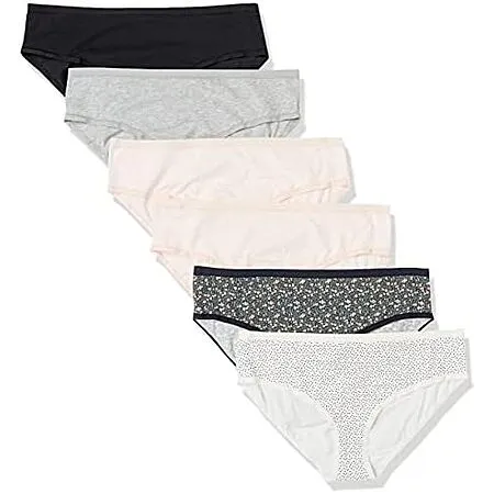 $3.72 for Amazon Essentials Women's Cotton Hipster Underwear (6-Pack)