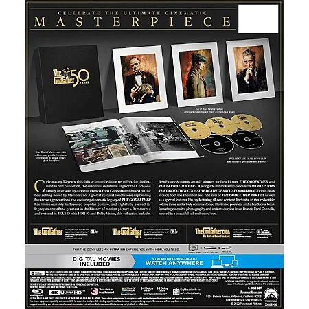 GODFATHER TRILOGY [4K UHD] for $12.49