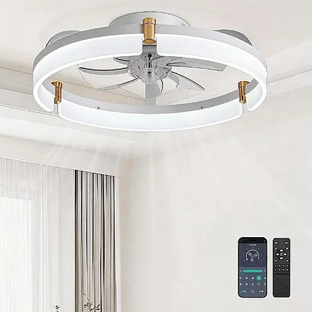 20" Modern Low-Profile Ceiling Fan for $32.39