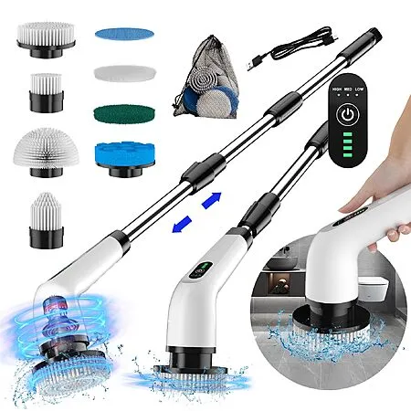 50% Off PPLEE 3-Speed Cordless Spin Scrubber!