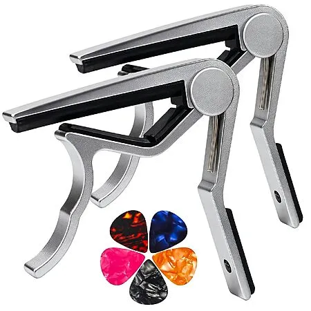 2-Pack Muso Aluminum Alloy Guitar Capo for $3.49