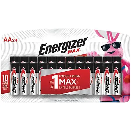 Energizer MAX AA or AAA Batteries (24-Pack) for $11.24