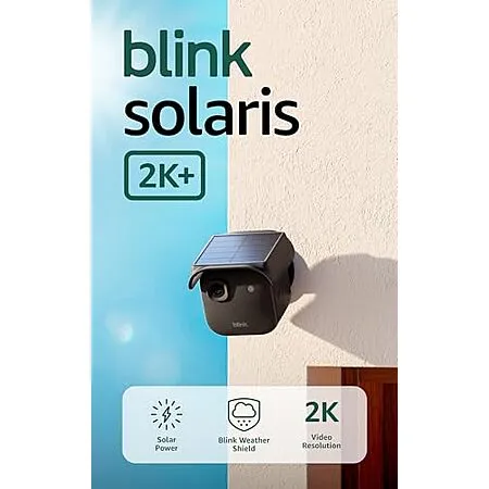 $79.99 for 2-Pack Blink Solaris 2K+ (Newest Model)