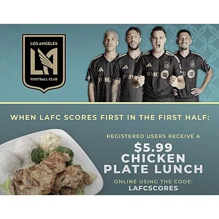 Chicken Plate Lunch for $5.99 at Ono Hawaiian BBQ