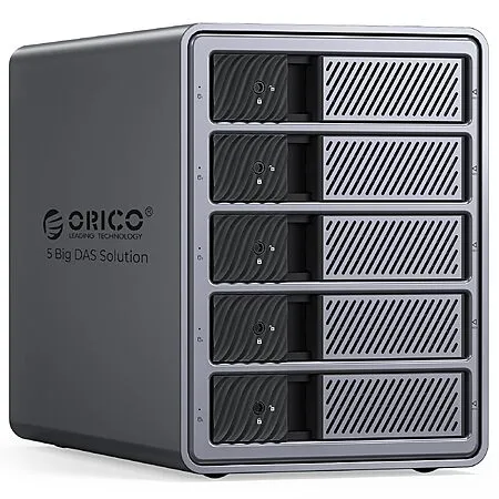 ORICO 5 Bay Hard Drive Enclosure for $119.99