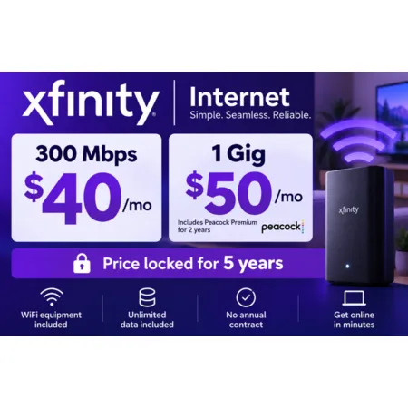 300 Mbps Internet for $40/Month!
