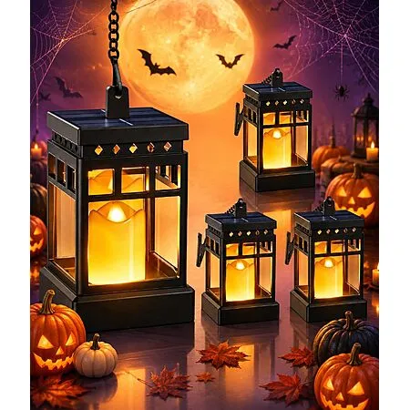 4-Pack Kooper Halloween Solar Lanterns for $14.57