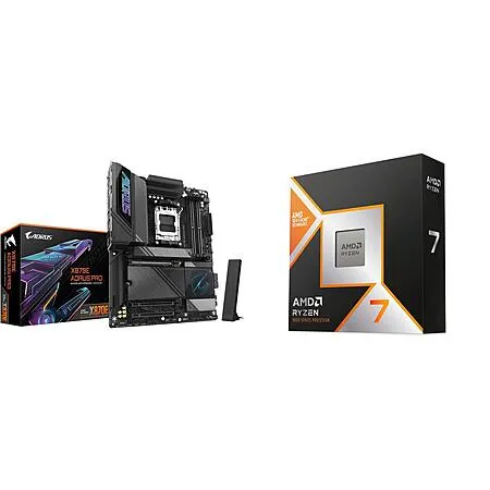 GIGABYTE X870E AORUS PRO + AMD Ryzen 7 9800X3D for $639