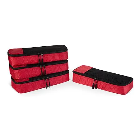 4-Piece Amazon Basics Packing Travel Organizer Sets for $6.15