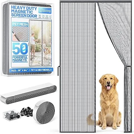 50% Off Magnetic Screen Door Mesh!