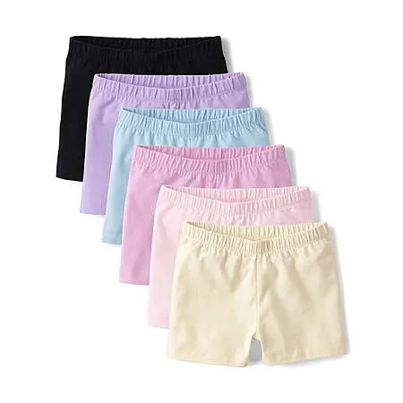 Girls Cartwheel Shorts 6-Pack for $10.57