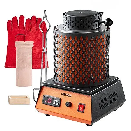 1350W VEVOR Metal Melting Furnace for $145.58