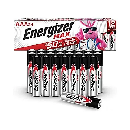 24-Pack Energizer MAX AAA Batteries for $9.99