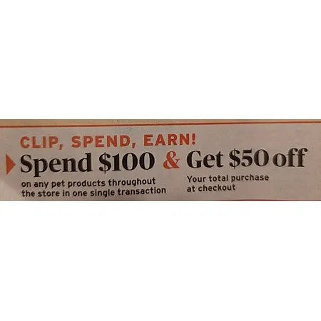 $50 Off Pet Products at ShopRite!