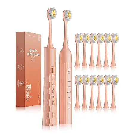 2-Pack Aneebart Electric Toothbrush for $8.49!