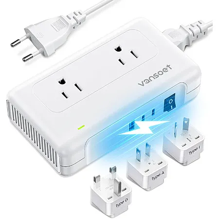 vansoet Travel Voltage Converter for $23.09 with Code
