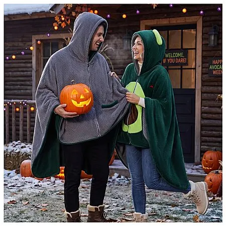 Heated Poncho Blanket for $59.39