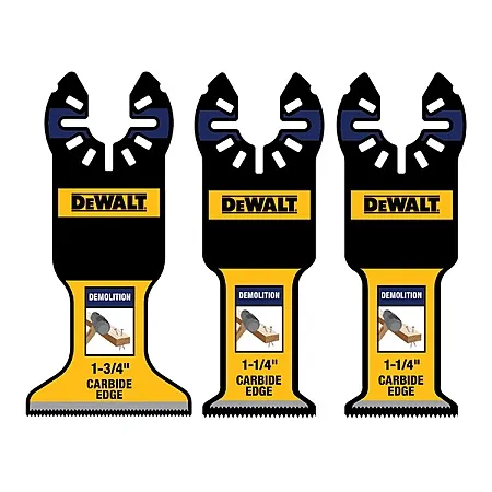 3-Pack DEWALT Carbide Oscillating Tool Blades for $32.98