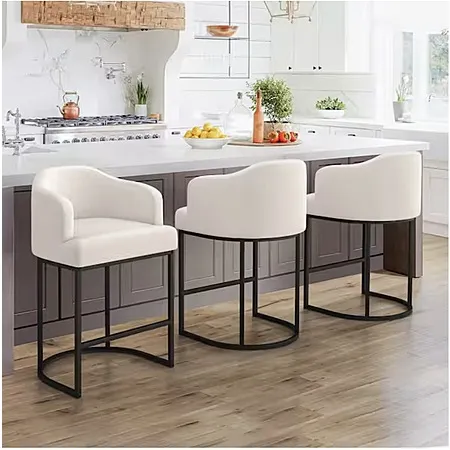 26" Fabric Upholstered Bar Stools for $106.55
