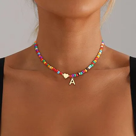 75% Off Eaciy Brass Initial Pendant Necklace!