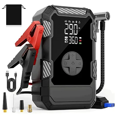 Portable Jump Starter & Air Compressor for $29.99