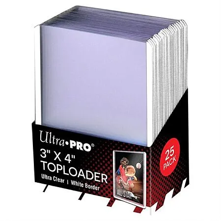 Ultra Pro 3" x 4" Toploader 25ct for $3.50
