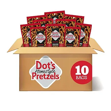 10-Pack Dot's Homestyle Pretzels for $18