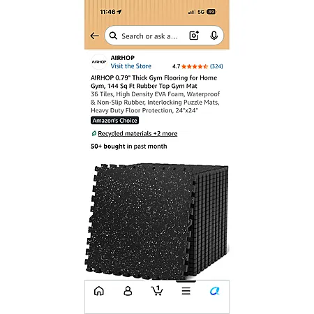 29% Off AIRHOP Gym Flooring!