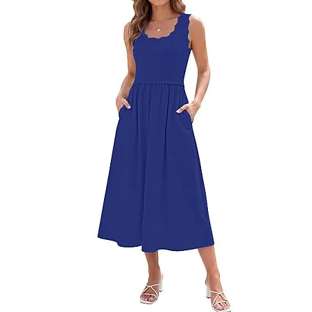Women's Sleeveless Flowy Dress for $11.99!