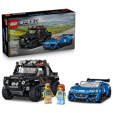 LEGO Speed Champions Jaguar & Land Rover for $59.97