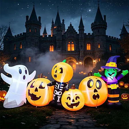 Joyfy 8 FT Pumpkin Inflatable for $33.99!