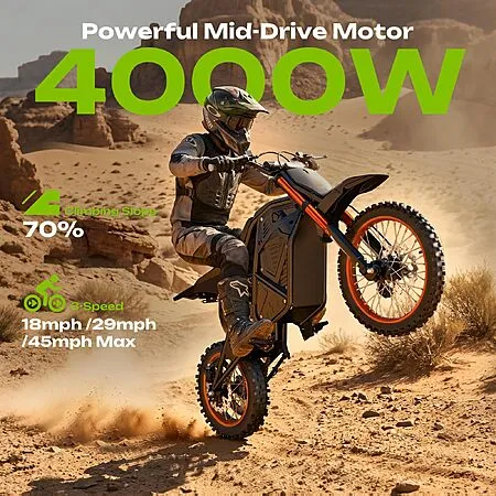 Windone RM7 Pro Electric Dirt Bike for $1299.94