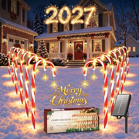 40% Off Candy Cane Christmas Lights!