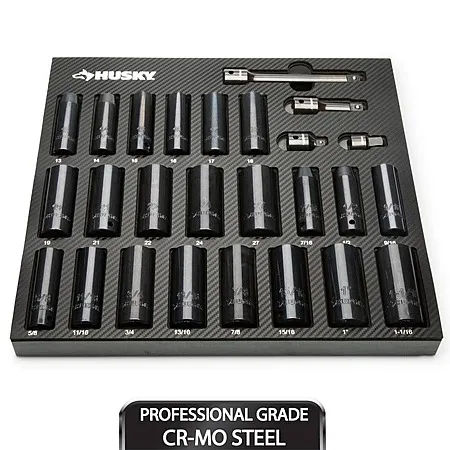 Husky 26-Piece Deep Impact Socket Set for $85.97