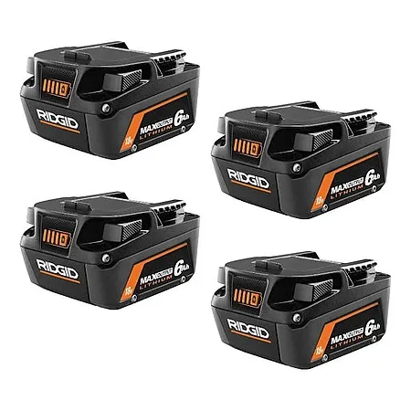 Ridgid 18V 6.0 Ah Battery Pack for $209.99