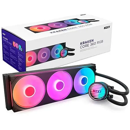 360mm NZXT Kraken Core 360 RGB Cooler for $79.99!